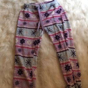 Snowflake pajama pants